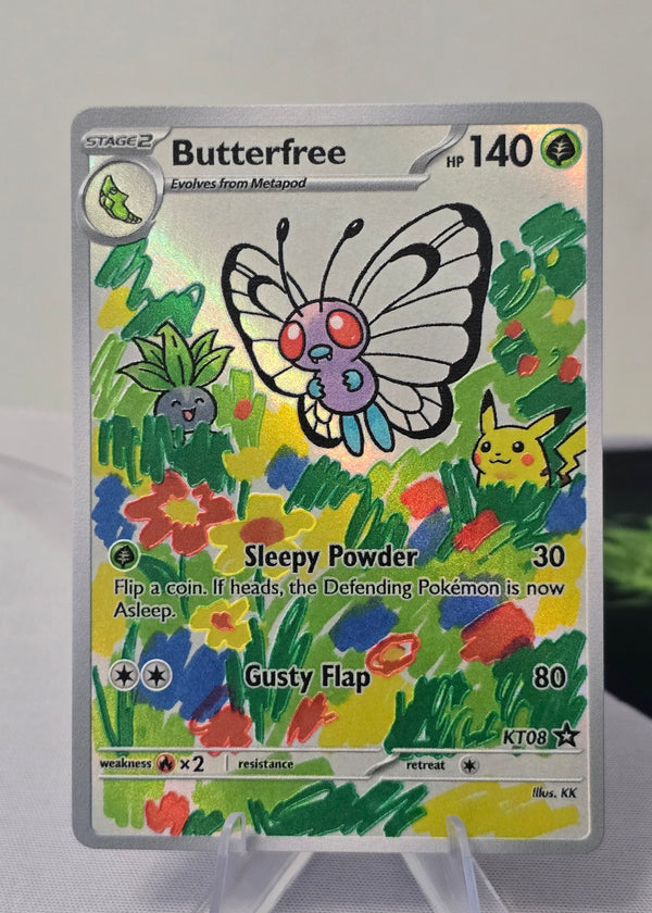 Butterfree fan art card — meadow (non-TCG) - SEIM COLLECTS