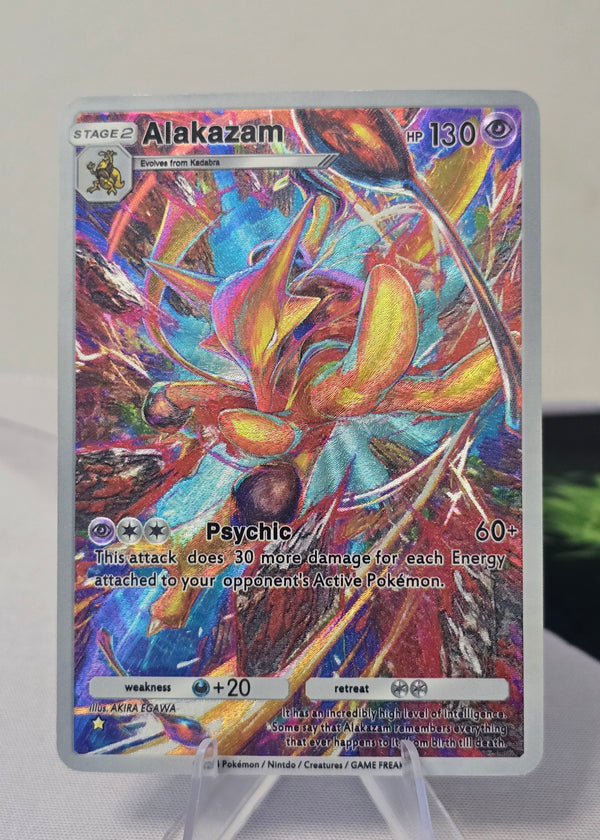 Alakazam fan art card — psychic burst (non-TCG) - SEIM COLLECTS