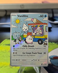 Vanillite Fan Art Card — Chilly Lick Ice Cream Truck Party (Unofficial, Non-TCG)