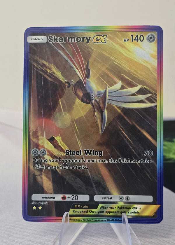 Skarmory Fan Art Card — Steel Wing (Unofficial, Non-TCG)