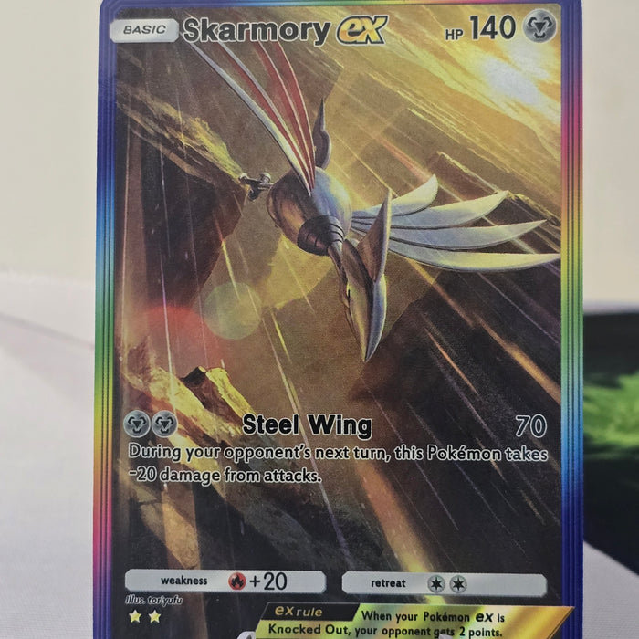Skarmory Fan Art Card — Steel Wing (Unofficial, Non-TCG)