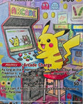 Pikachu fan art card — arcade series (non-TCG) - SEIM COLLECTS