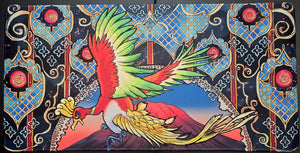 Ho-Oh Playmat — Stained Glass Style
