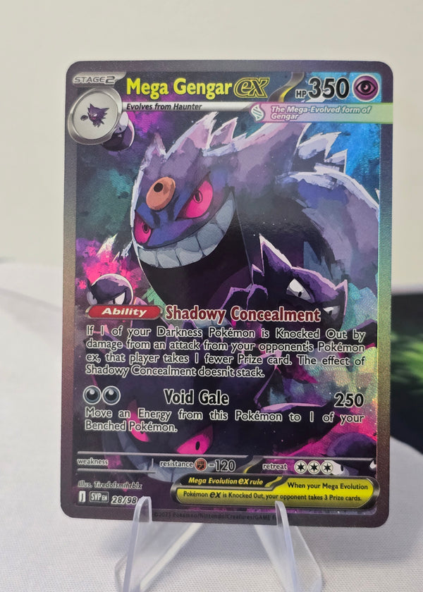 Mega Gengar ex fan art card — shadowy concealment (non-TCG) - SEIM COLLECTS