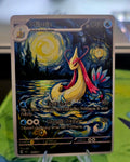 Milotic fan art card — Van Gogh starry night (non-TCG) - SEIM COLLECTS