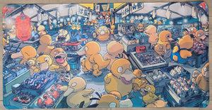 Psyduck Playmat — Starry Night Style (Unofficial, Non-TCG)