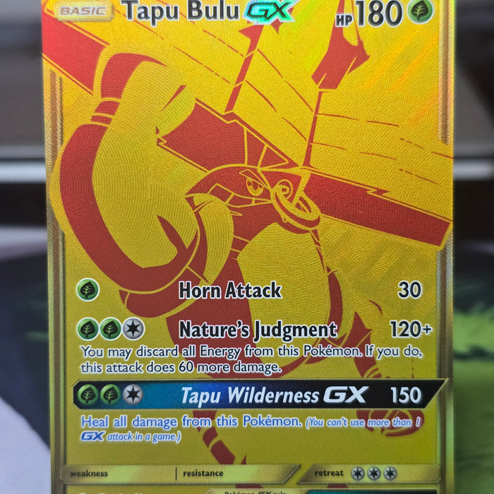 Pokémon TCG: Tapu Bulu GX #SV91/SV94 — Hidden Fates Shiny Vault (2019) — Raw, Near Mint
