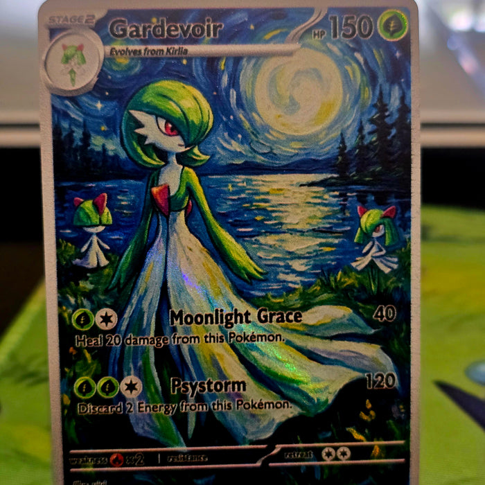 Gardevoir fan art card — Van Gogh starry night (non-TCG) - SEIM COLLECTS