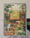 Chikorita fan art card — plant room (non-TCG) - SEIM COLLECTS