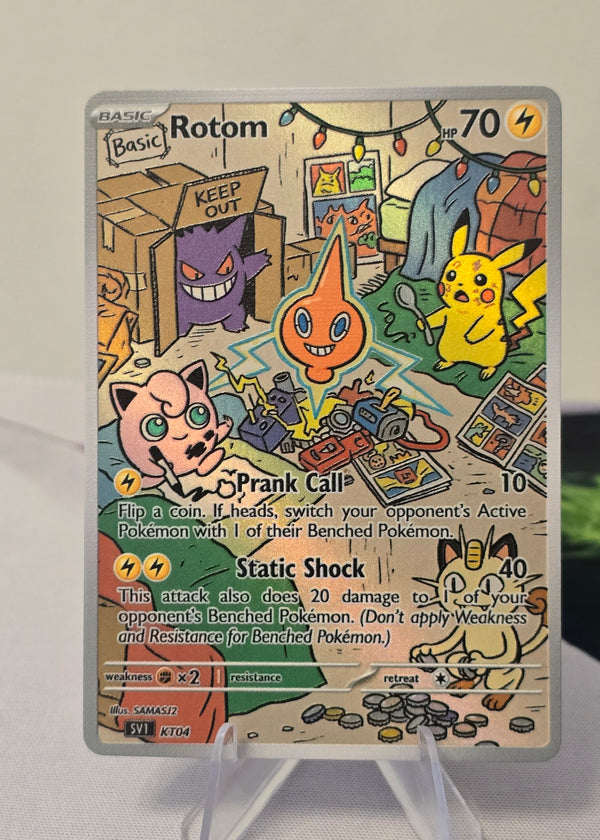 Rotom fan art card — toy room (non-TCG) - SEIM COLLECTS