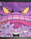 Gengar custom fan-art playmat — stitched-edge cloth TCG play mat, 23.6 x 11.8 in - SEIM COLLECTS