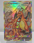 Charizard fan art card — hand-drawn rainbow holo custom card (non-TCG) - SEIM COLLECTS