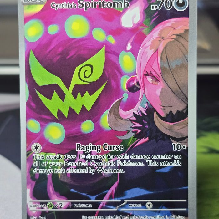 Pokémon TCG: Cynthia's Spiritomb #244/217 — Ascended Heroes ASC (2026) — Raw, Near Mint