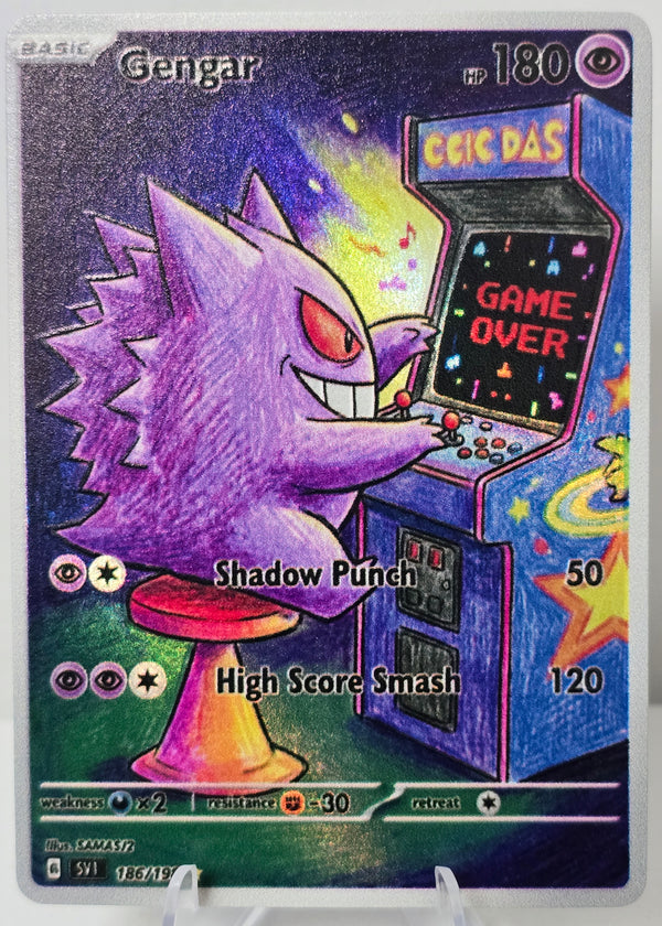 Gengar fan art card — arcade series (non-TCG) - SEIM COLLECTS