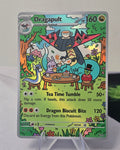 Dragapult fan art card — fancy tea party (non-TCG) - SEIM COLLECTS