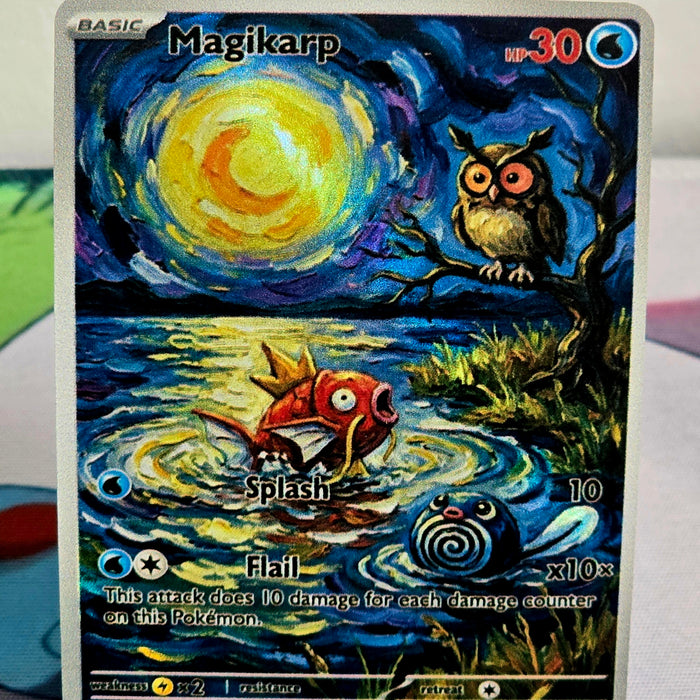 Magikarp fan art card — Starry Night series (non-TCG) - SEIM COLLECTS