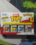 Funko Bitty Pop! Pokémon 4-Pack — Charmander, Jolteon, Lapras & Rattata — Mini Vinyl Figures