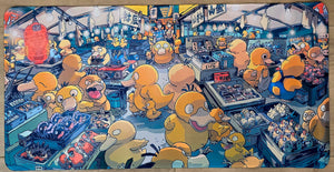 Psyduck Japanese fish market playmat (non-TCG) - SEIM COLLECTS