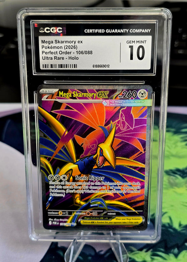 Mega Skarmory ex 106/088 Perfect Order CGC 10 - SEIM COLLECTS