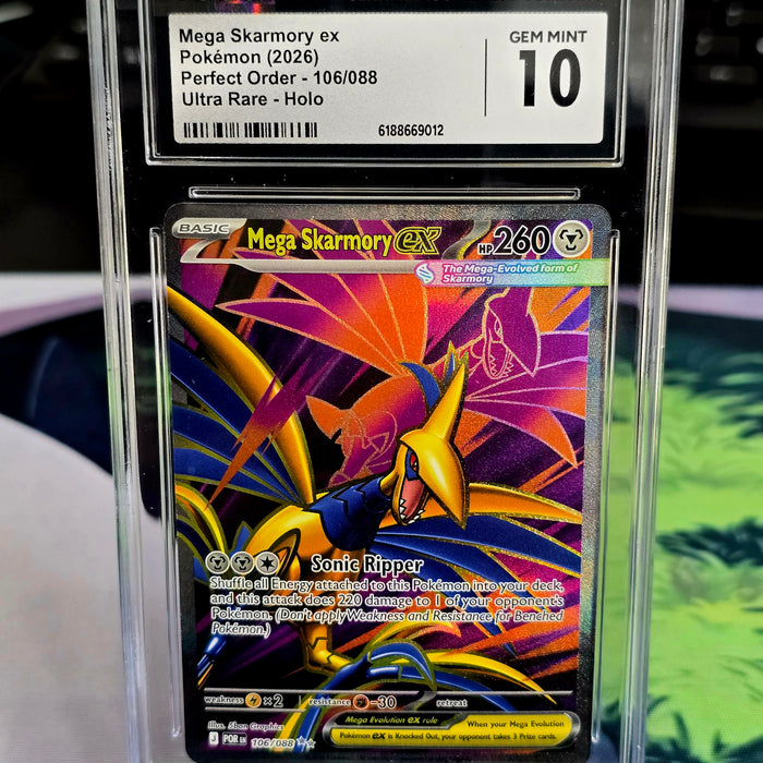 Mega Skarmory ex 106/088 Perfect Order CGC 10 - SEIM COLLECTS