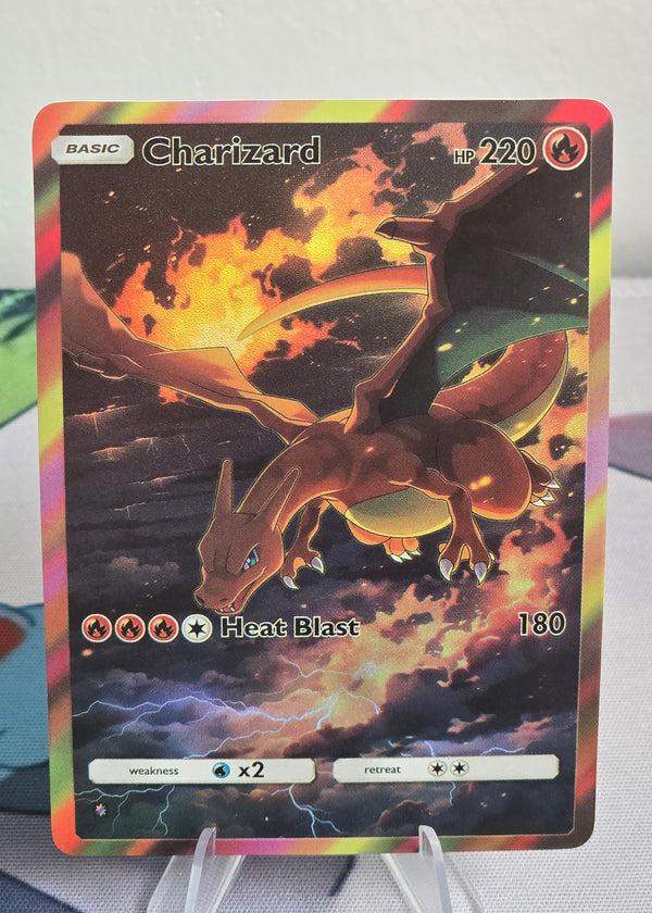 Charizard fan art card — storm blaze (non-TCG) - SEIM COLLECTS