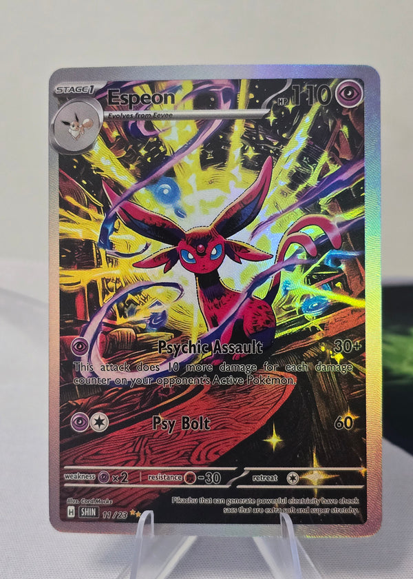 Espeon fan art card — psychic burst (non-TCG) - SEIM COLLECTS