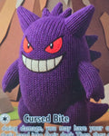 Gengar Fan Art Card — Crochet Plush (Unofficial, Non-TCG)