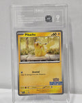 Pikachu #214 — Illustration Contest 2024 Black Star Promo — TAG 9 Mint