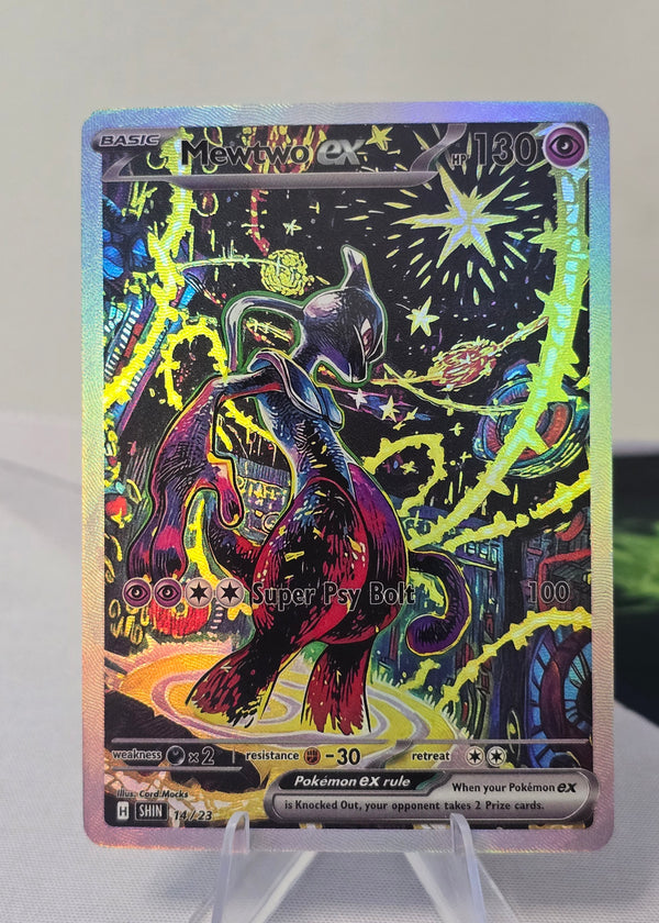 Mewtwo fan art card — cosmic (non-TCG) - SEIM COLLECTS