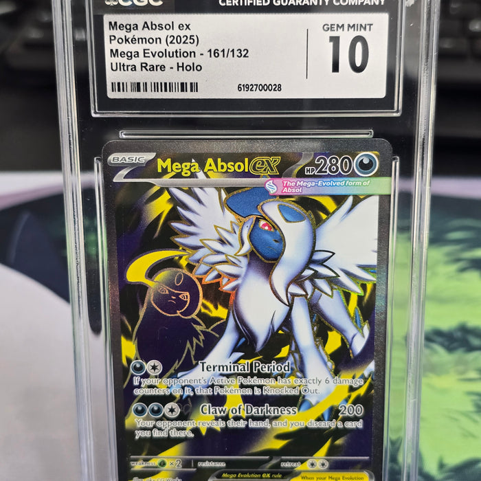 Mega Absol ex 161/132 Mega Evolution CGC 10 - SEIM COLLECTS
