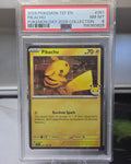 Pikachu #051/162 — Temporal Forces, Pokémon Day 2026 Stamp (2026) — PSA 8 NM-MT