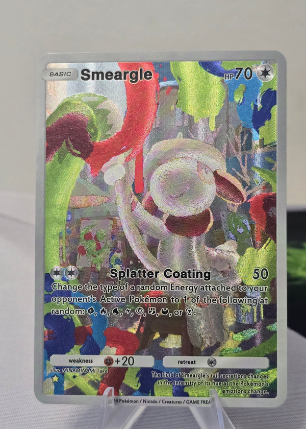 Smeargle fan art card — splatter (non-TCG) - SEIM COLLECTS