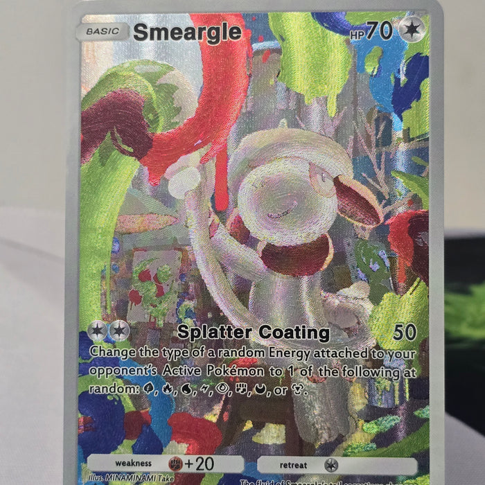 Smeargle fan art card — splatter (non-TCG) - SEIM COLLECTS