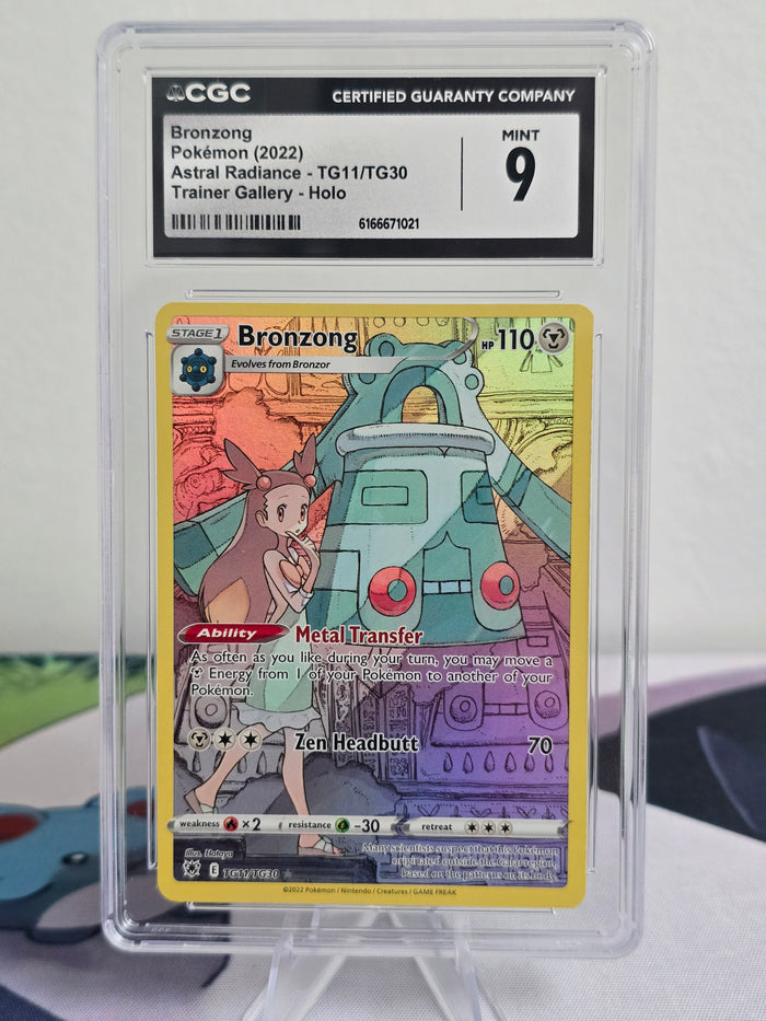 Bronzong #TG11/TG30 — Astral Radiance Trainer Gallery — CGC 9 Mint