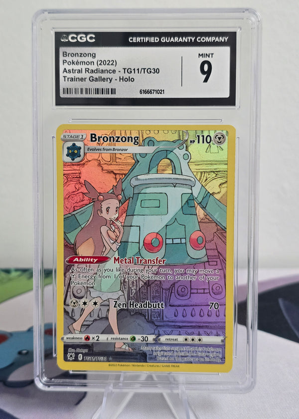 Bronzong #TG11/TG30 — Astral Radiance Trainer Gallery — CGC 9 Mint