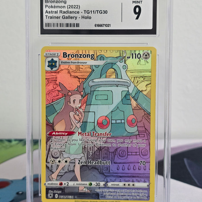 Bronzong #TG11/TG30 — Astral Radiance Trainer Gallery — CGC 9 Mint