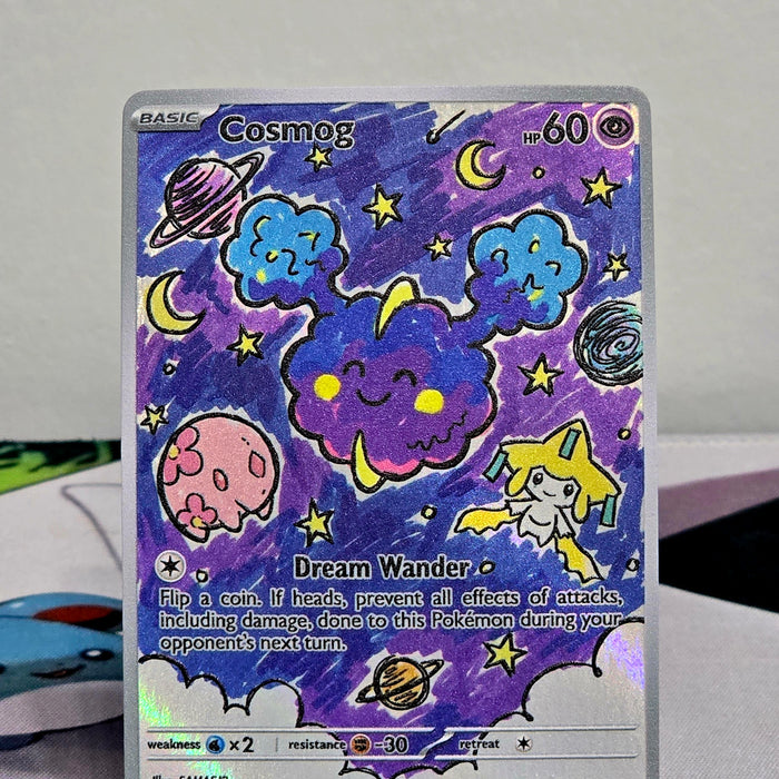 Cosmog Fan Art Card — Starry Dreamscape Series (Unofficial, Non-TCG)