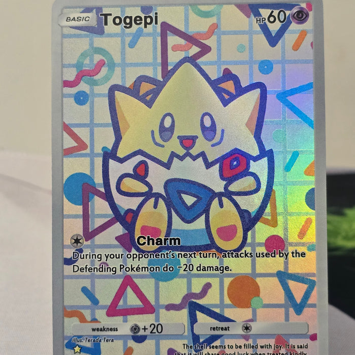 Togepi fan art card — charm (non-TCG) - SEIM COLLECTS