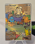 Meowth fan art card — shiny treasure (non-TCG) - SEIM COLLECTS