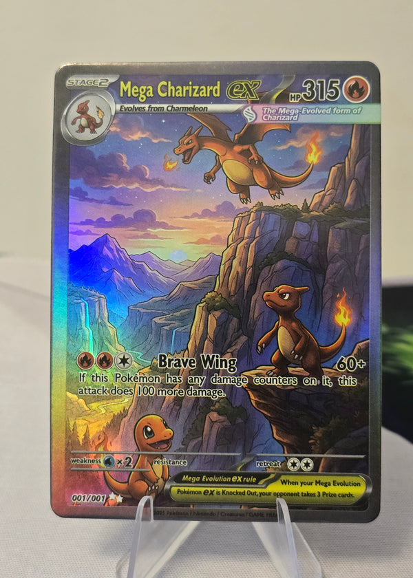 Mega Charizard fan art card — canyon (non-TCG) - SEIM COLLECTS