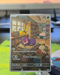 Purrloin Fan Art Card — Sleepy General Store Catnap (Unofficial, Non-TCG)