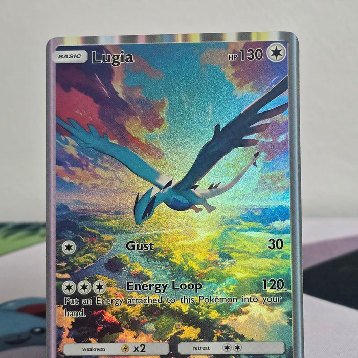 Lugia Fan Art Card — Sunset Sky (Unofficial, Non-TCG)