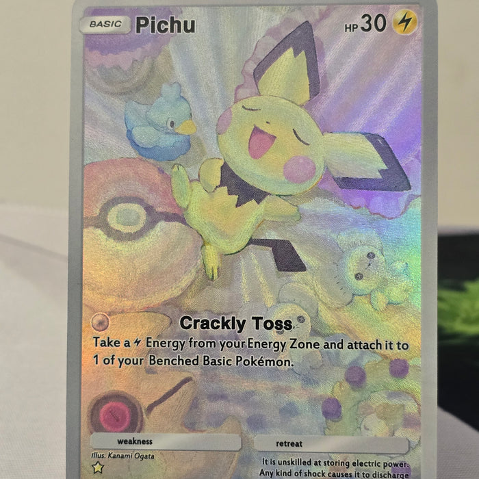 Pichu fan art card — pastel (non-TCG) - SEIM COLLECTS