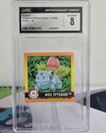 1999 Ivysaur #2 — Artbox Pokémon Stickers Series 1 — CGC 8 NM-Mint