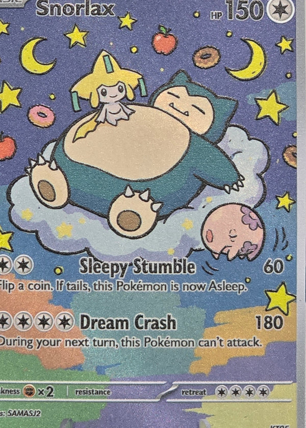 Snorlax fan art card — Starry Dreamscape series (non-TCG) - SEIM COLLECTS