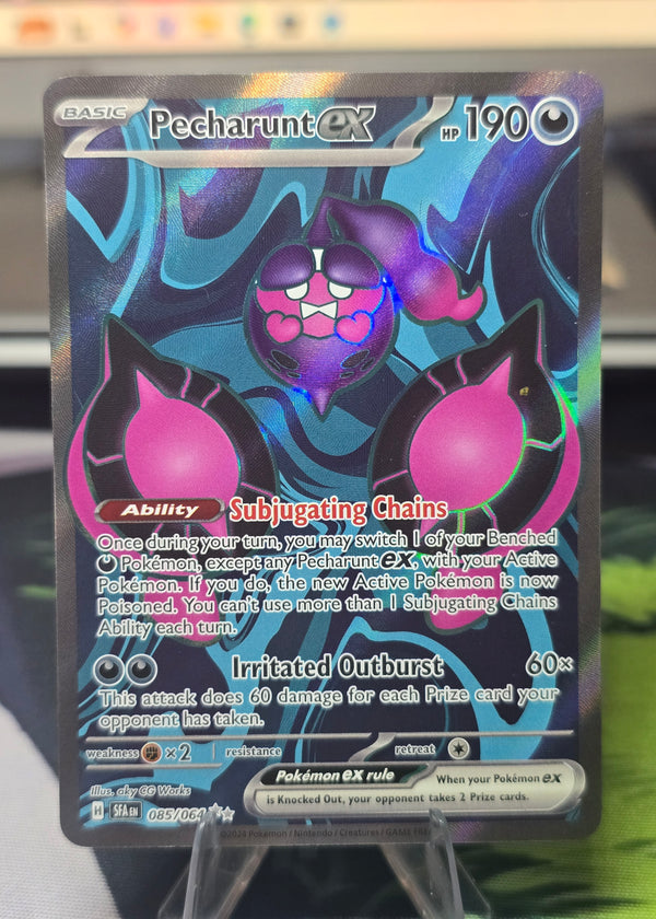 Pokémon TCG: Pecharunt ex #085/064 — Shrouded Fable SFA (2024) — Raw, Near Mint