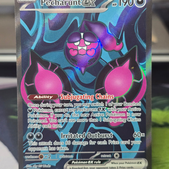 Pokémon TCG: Pecharunt ex #085/064 — Shrouded Fable SFA (2024) — Raw, Near Mint