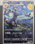 Umbreon fan art card — Starry Night style (non-TCG) - SEIM COLLECTS