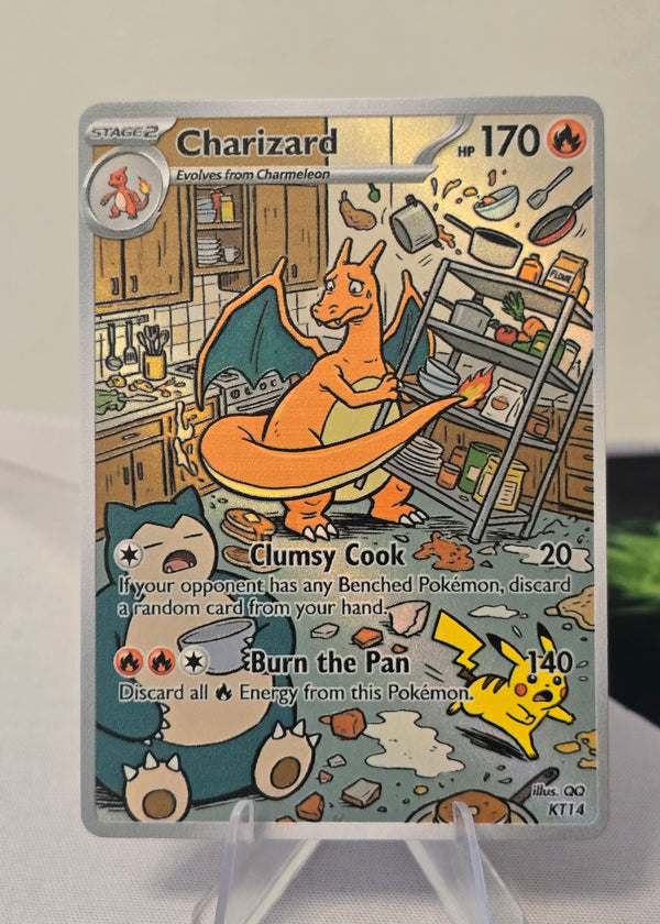 Charizard fan art card — clumsy cook (non-TCG) - SEIM COLLECTS
