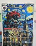Zoroark Fan Art Card — Starry Night Series (Unofficial, Non-TCG)